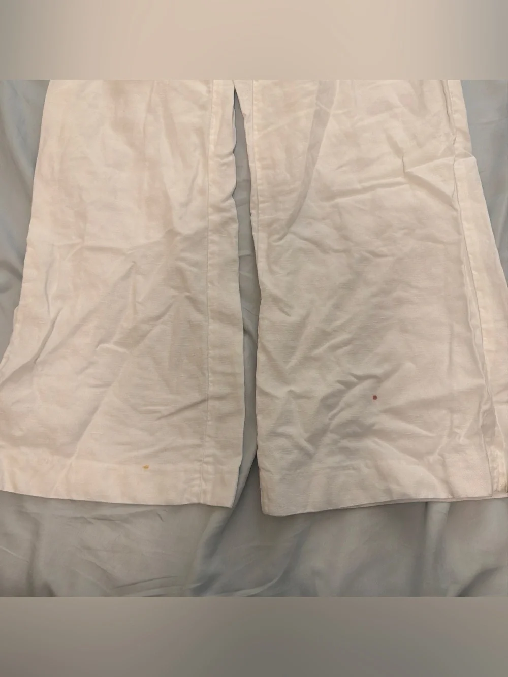 Aritzia linen lodge pants
